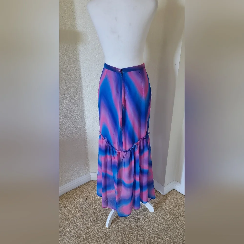 Custom-made skirt with lining, size S/M - Picture 3 of 3